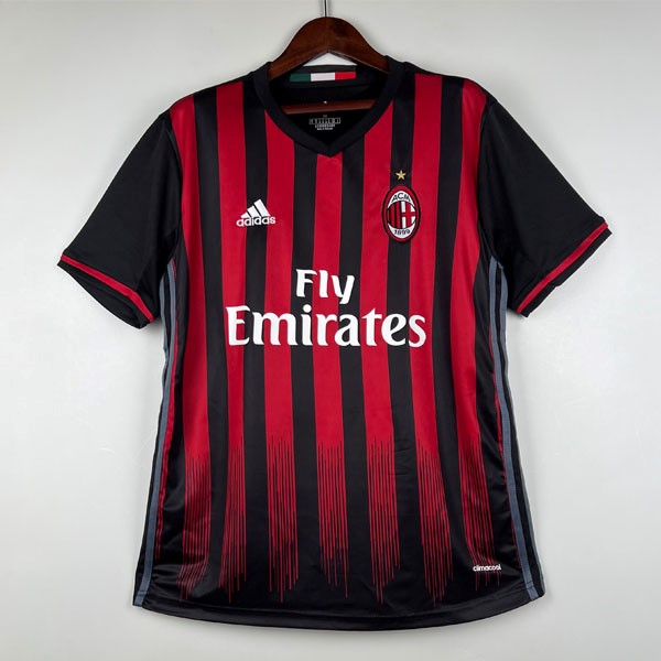 Tailandia Camiseta AC Milan 1ª Retro 2016-2017